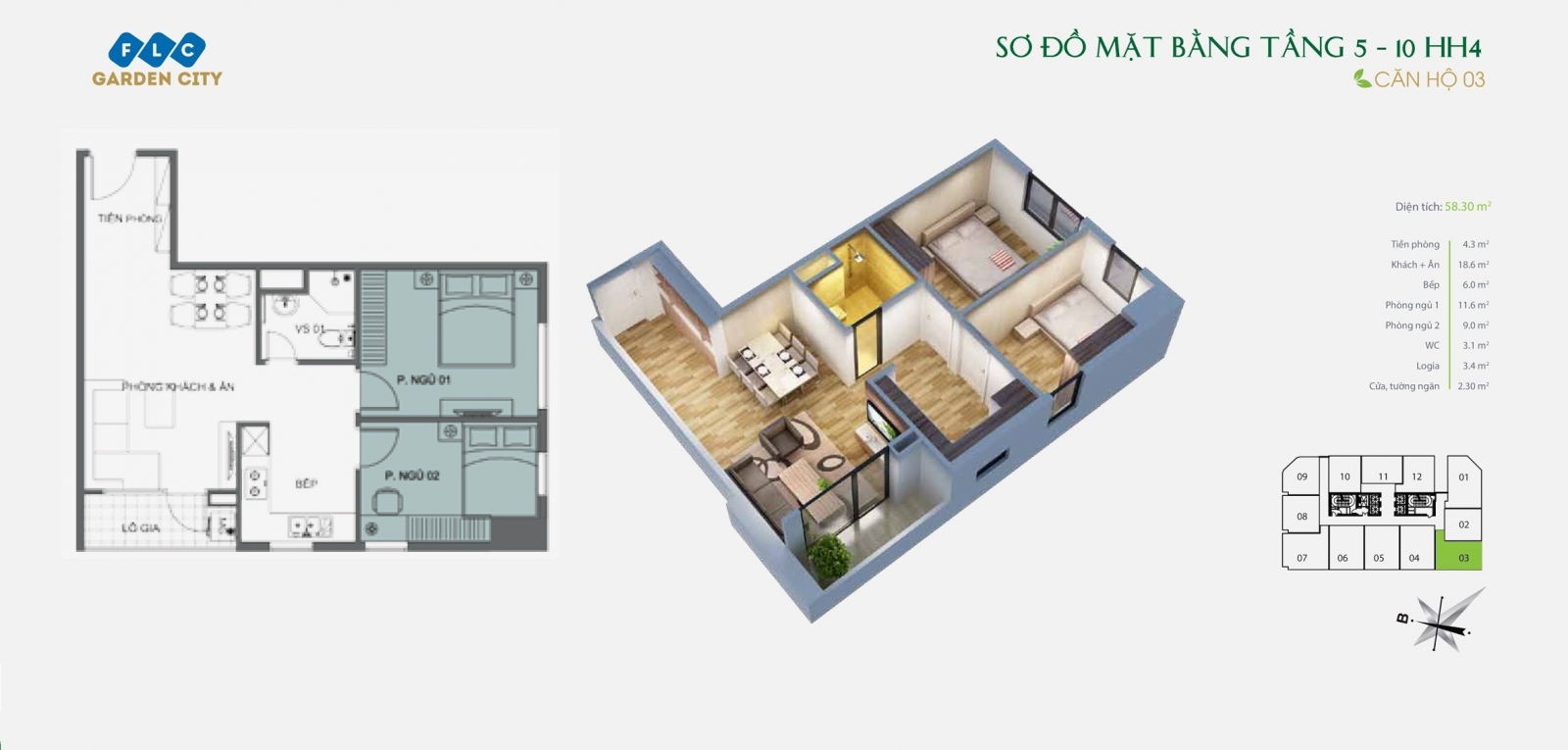 thiết kế FLC Garden City