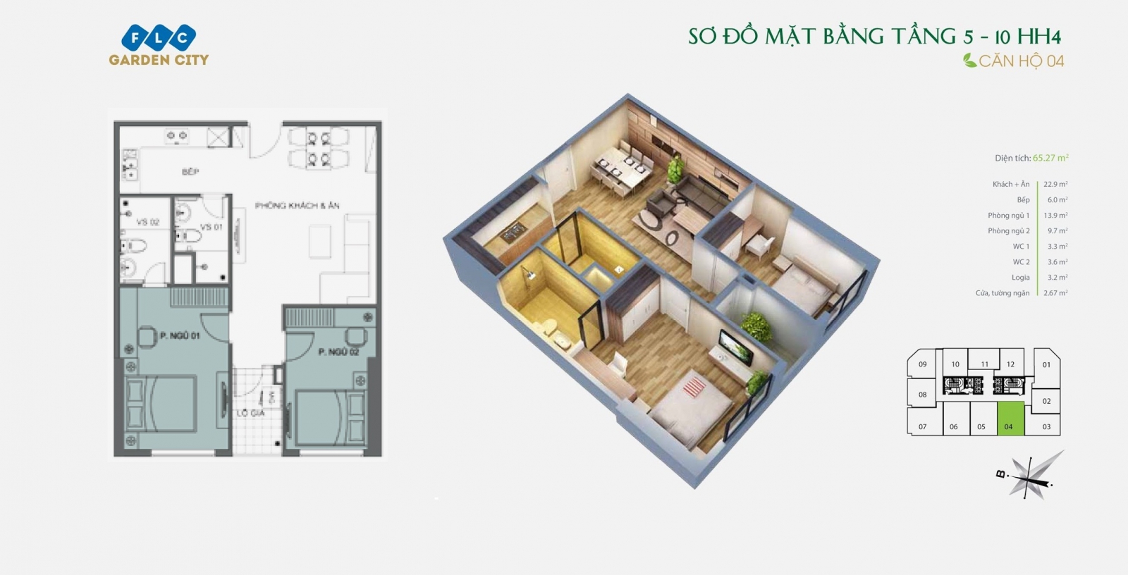 thiết kế FLC Garden City