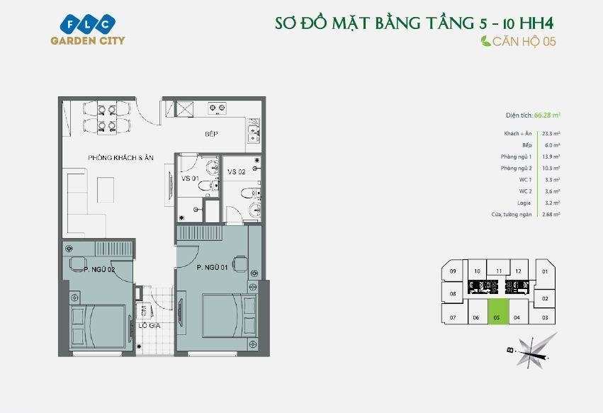 thiết kế FLC Garden City