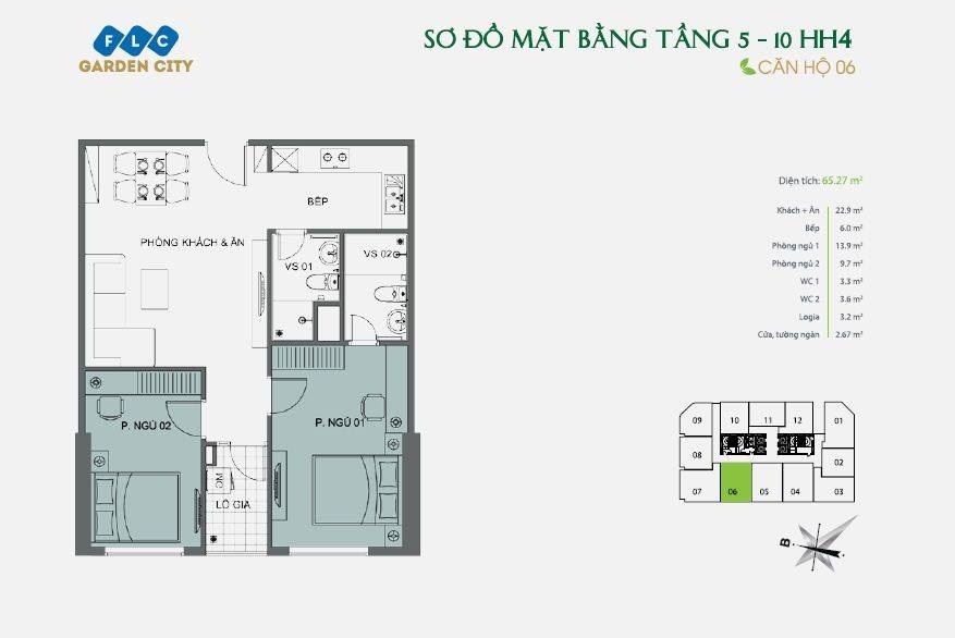 thiết kế FLC Garden City