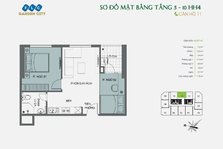 thiết kế FLC Garden City