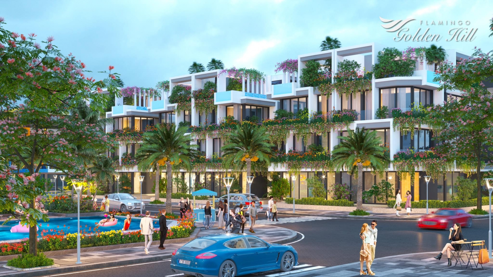 Biệt thự Flamingo Golden Hill Hà Nam mẫu D1