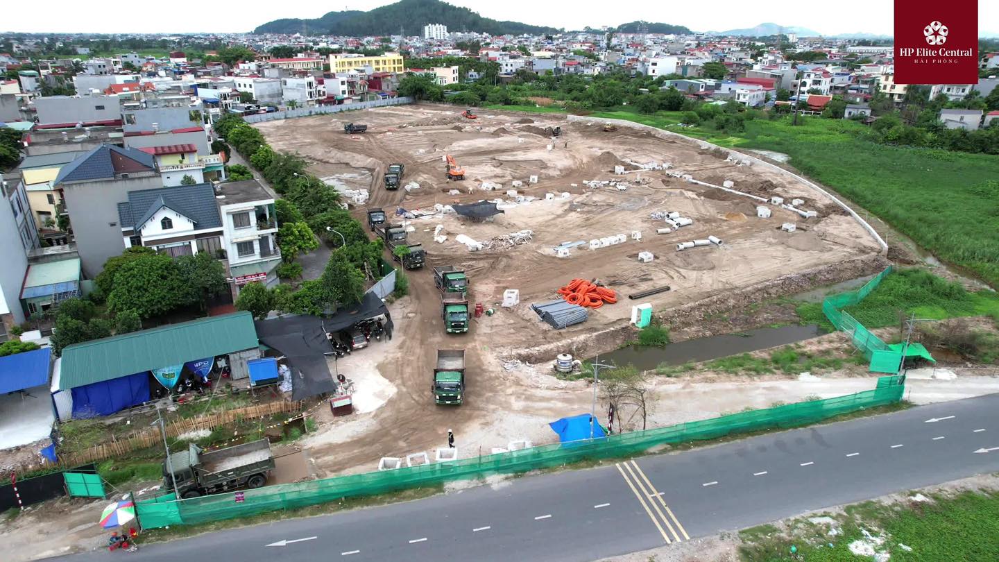 tiến độ HP Elite Central Hải Phòng