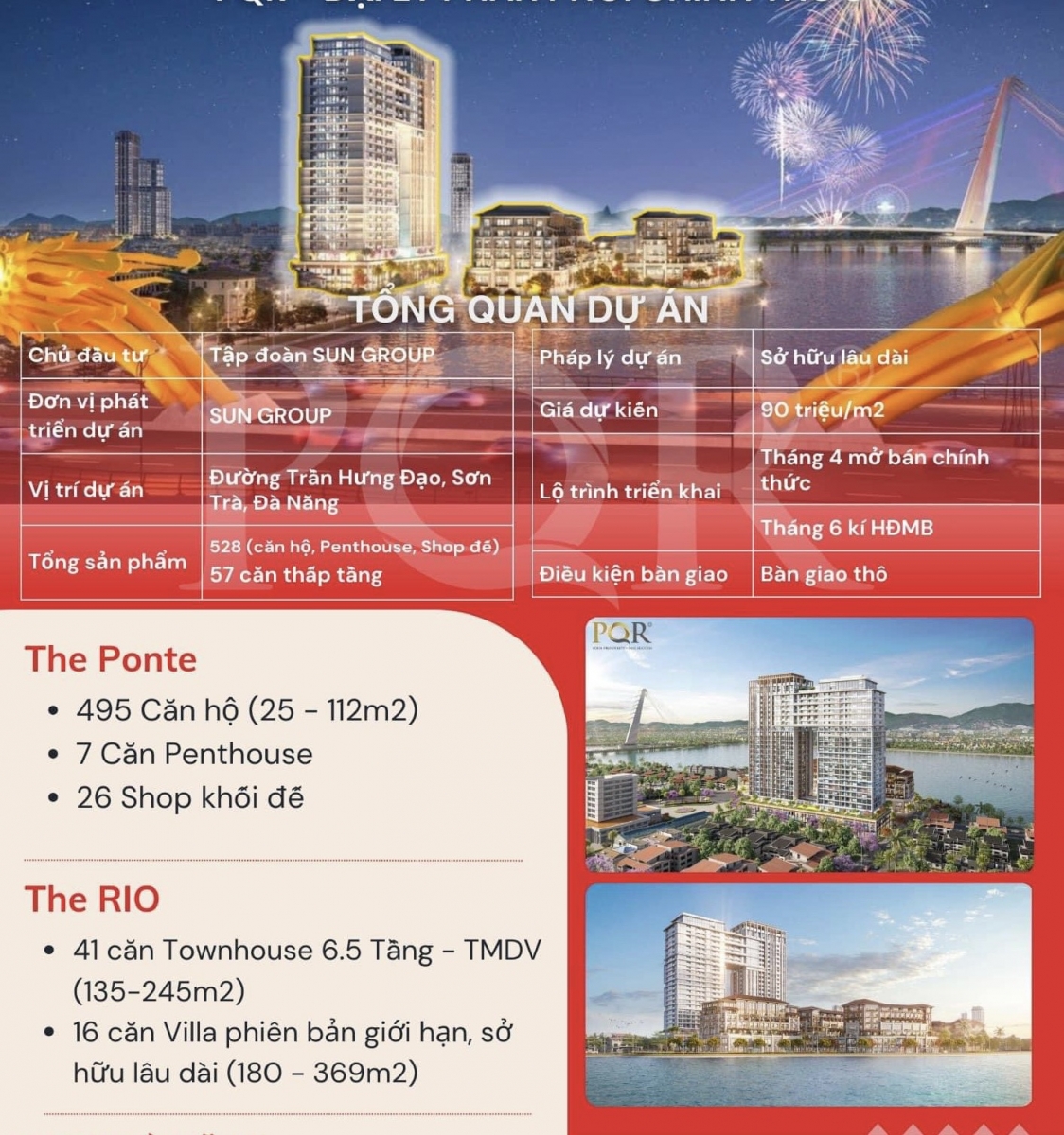 giá bán HH3 Sông Hàn - Sun Ponte Residence