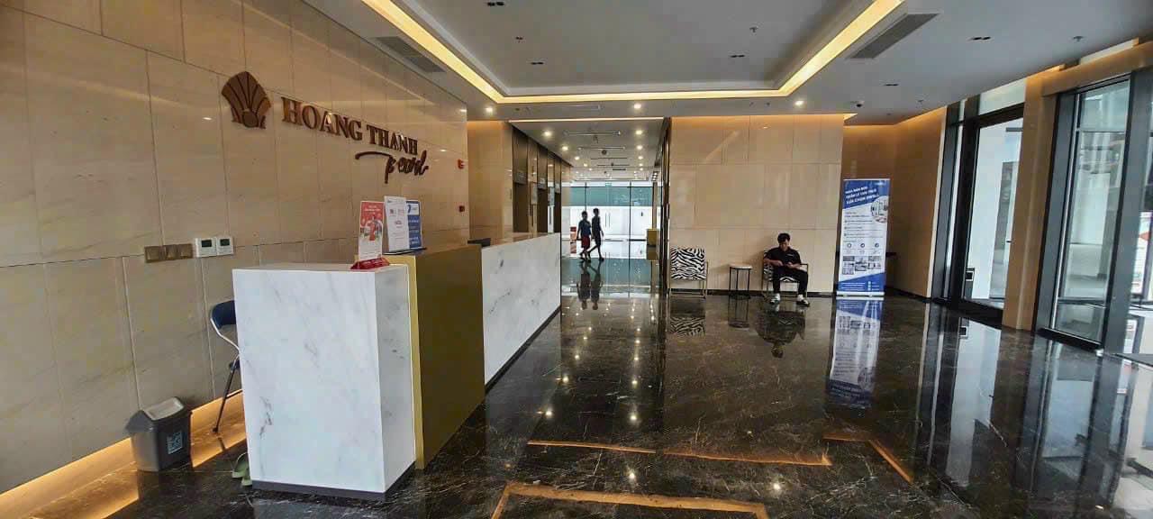 sảnh lễ tân chung cư hoàng thành pearl hình ảnh
