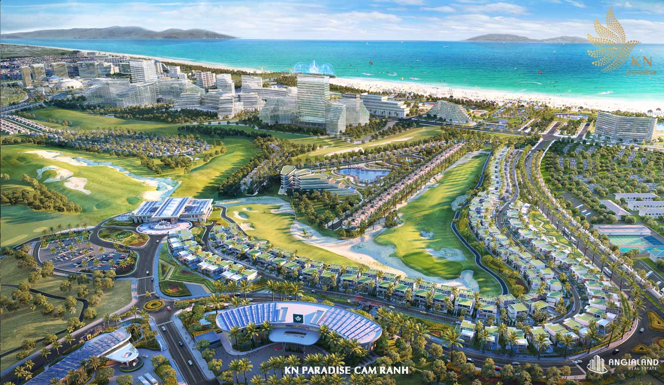 Khu Đô Thị Nghĩ Dưỡng KN Paradise Cam Ranh, Viet Nam với hơn 4,7km trực diện biển