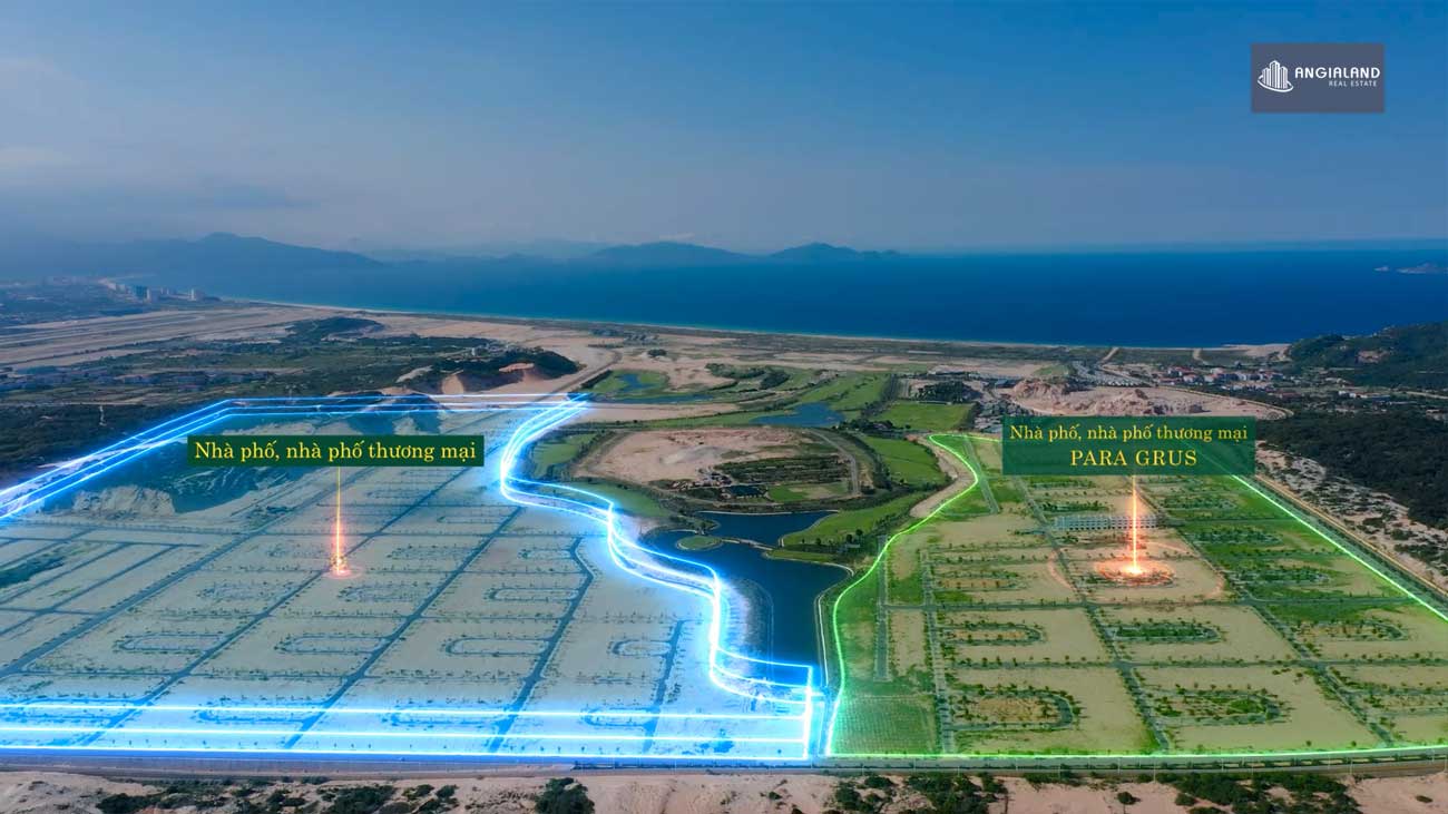 Hiện trạng xây dựng phân khu Para Grus Khu Đô Thị Nghĩ Dưỡng KN Paradise Cam Ranh