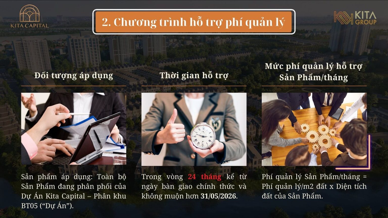 chính sách biệt thự Ciputra kita Capital