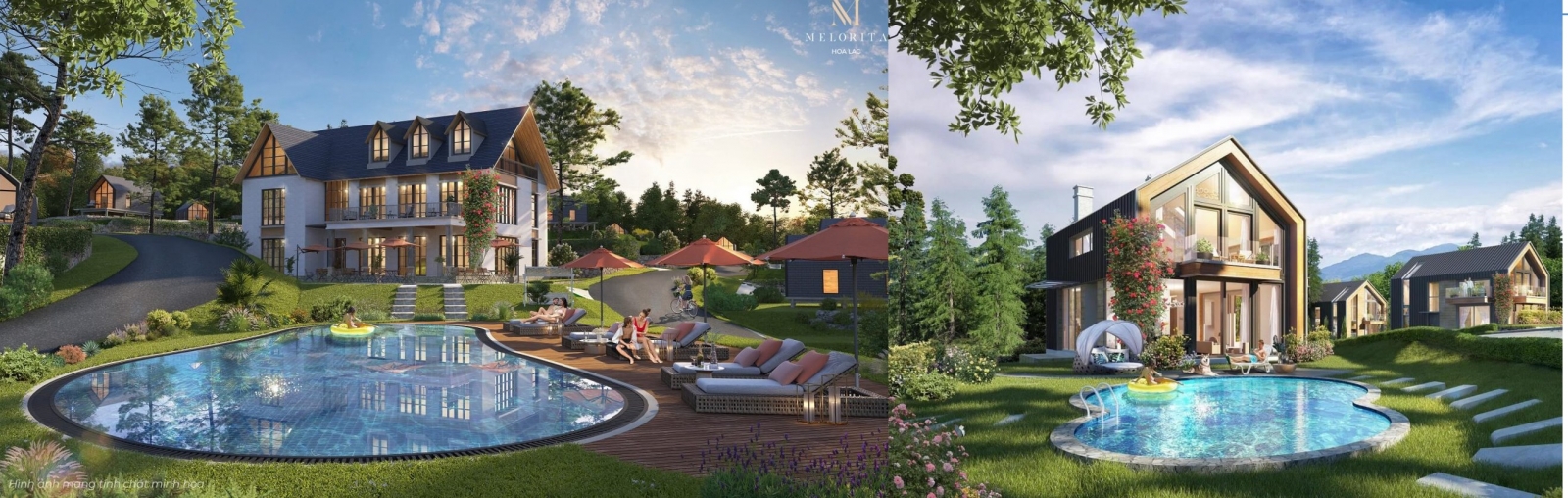 Làng Châu Âu Melorita Hòa Lạc 