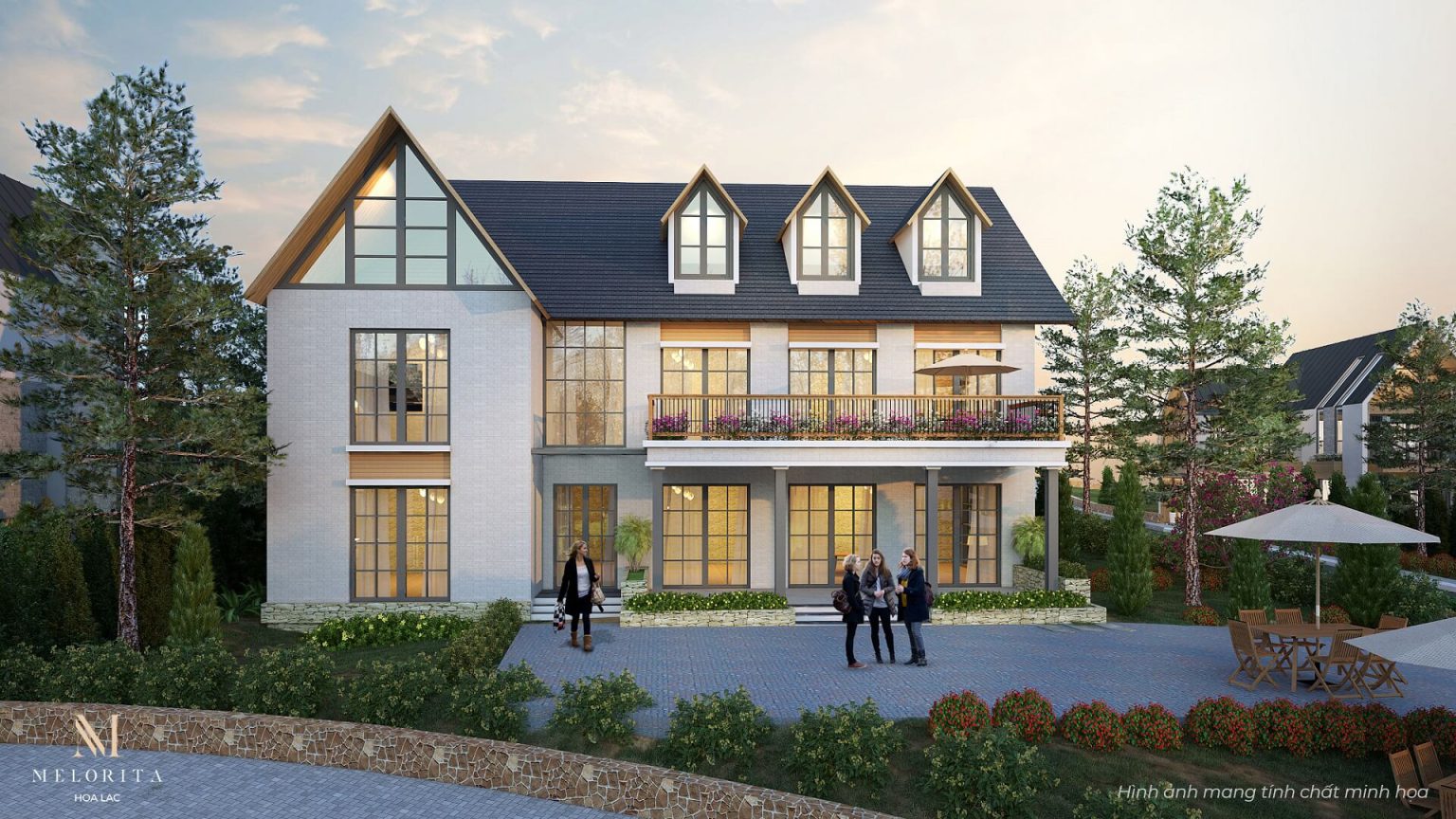 Làng Châu Âu Melorita Hòa Lạc 