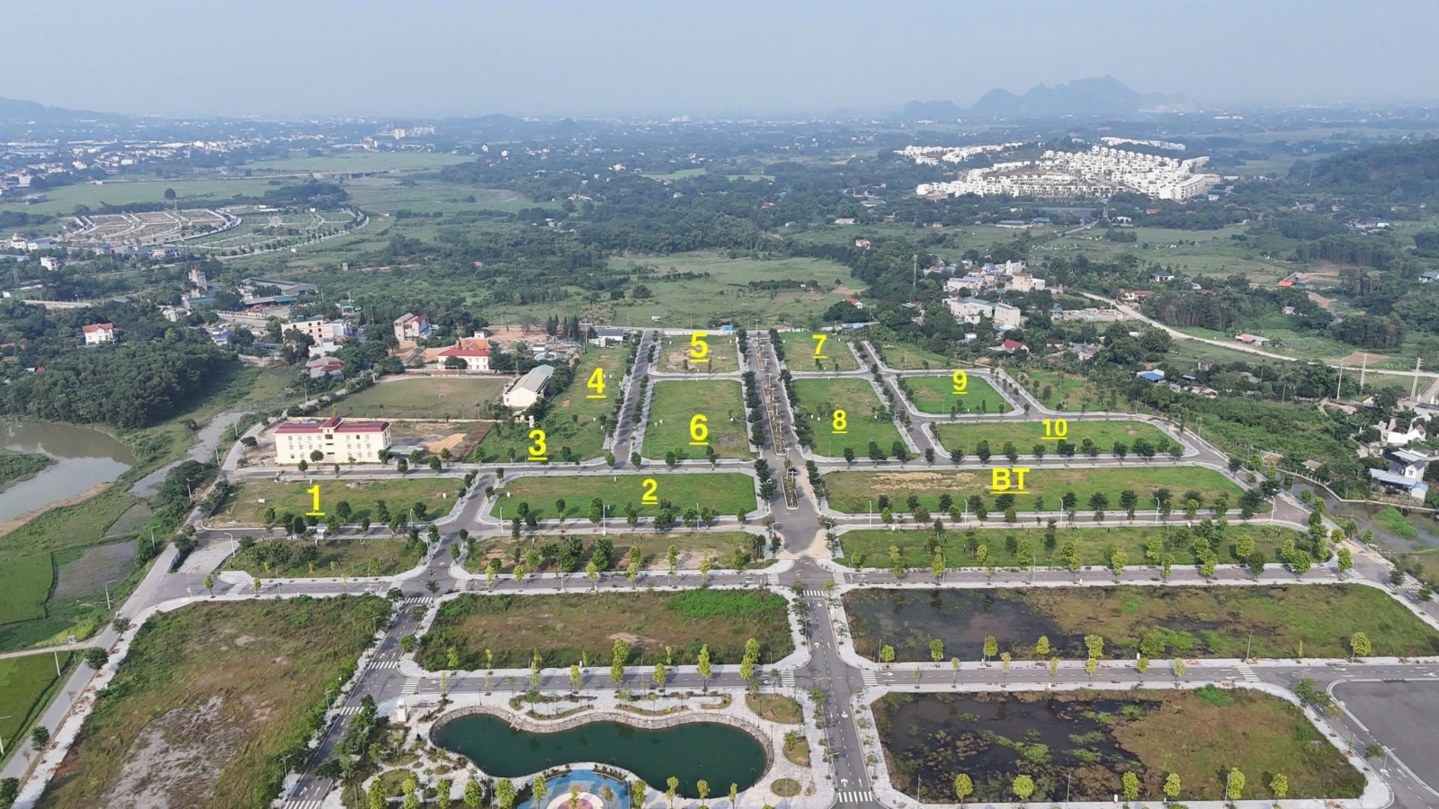 mặt bằng centre ville Lương Sơn