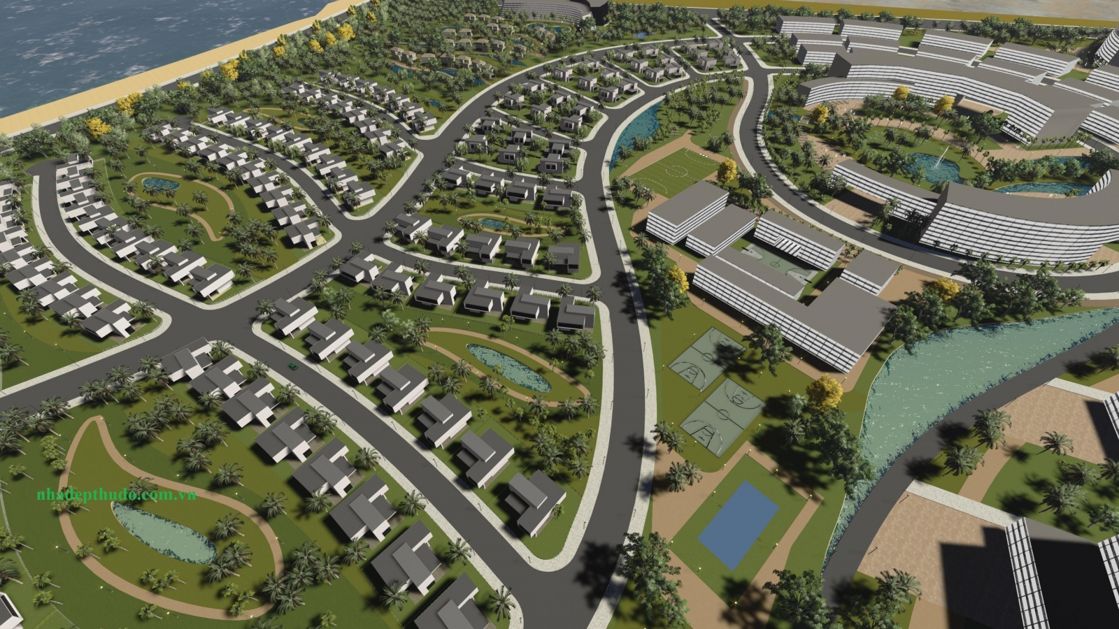 dự án MHDI Cam Ranh  - khu nhà ở gia đình quân đội khu 50ha