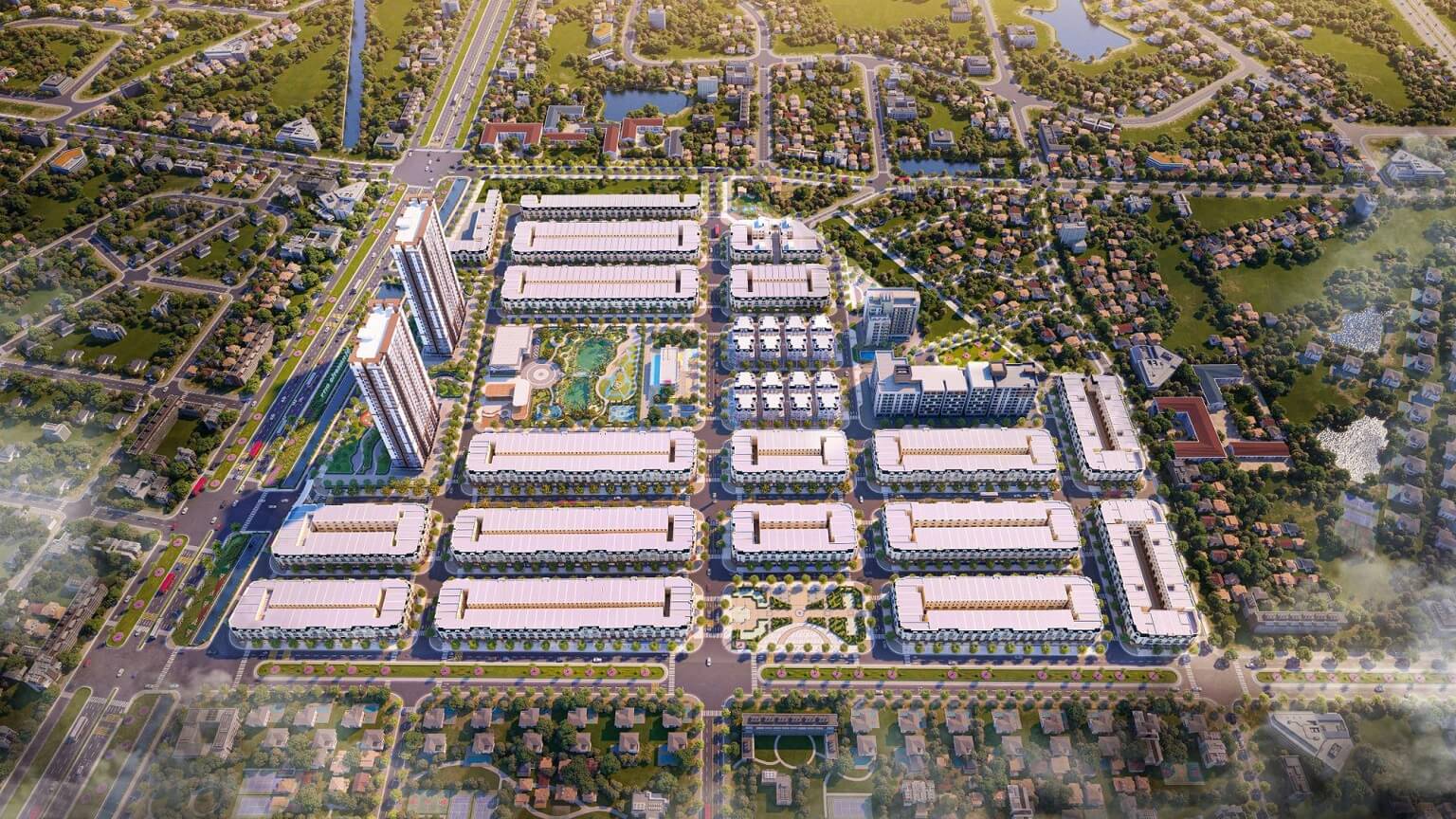 Phối cảnh Majestic City Hưng Yên
