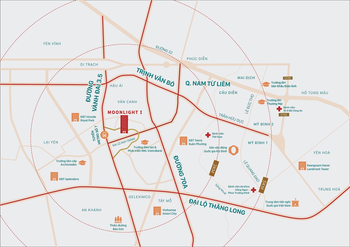 vị trí Moonlight 1 – An Lạc Green Symphony