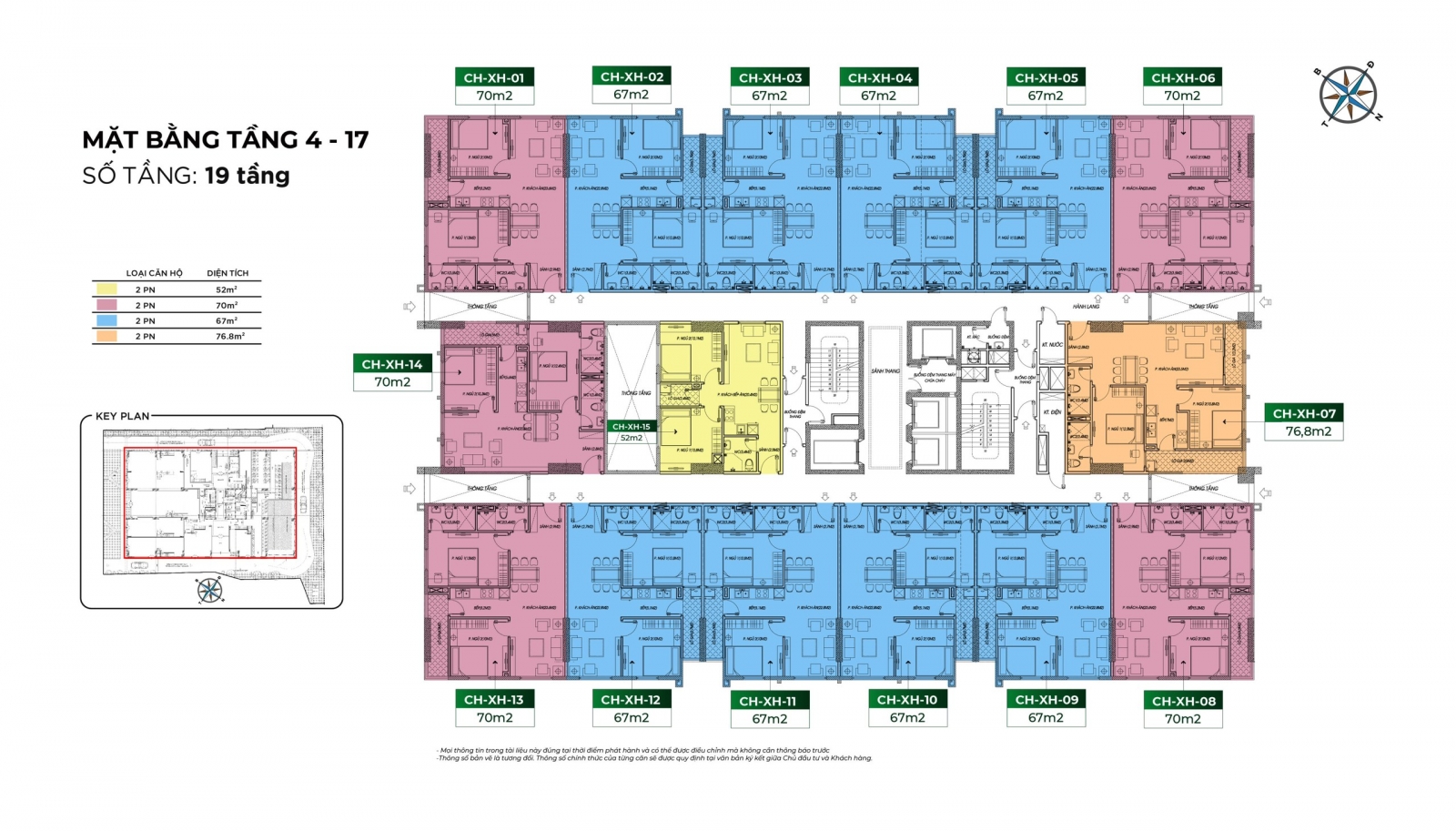 Mặt bằng chung cư Quang Vinh Tower Hải Phòng