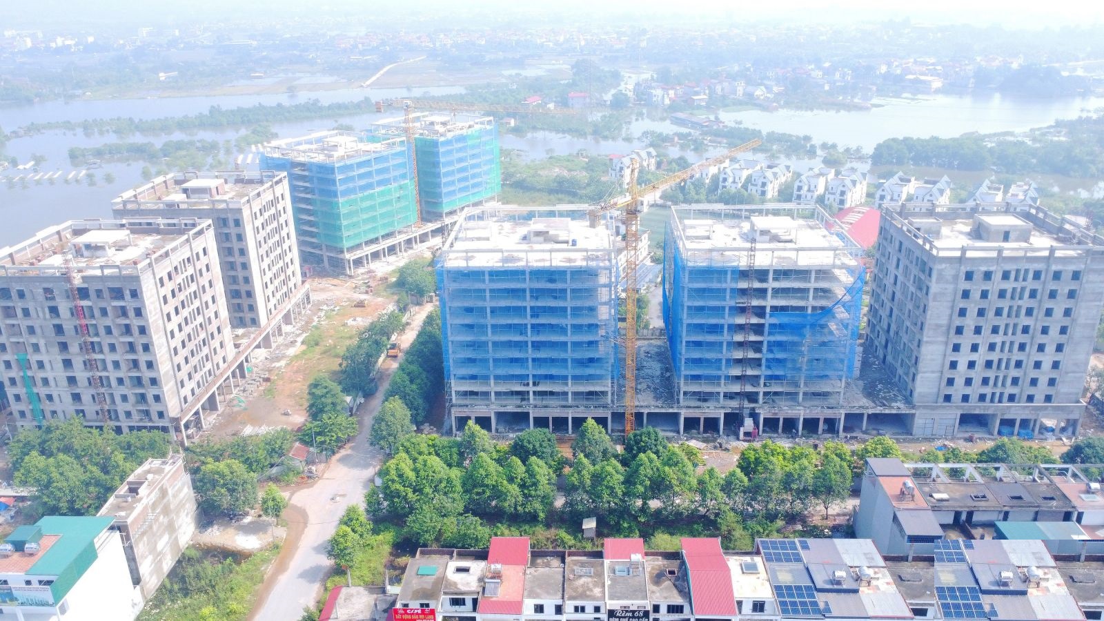 Tiến độ nhà ở xã hội Kim Hoa Mê Linh Garden City