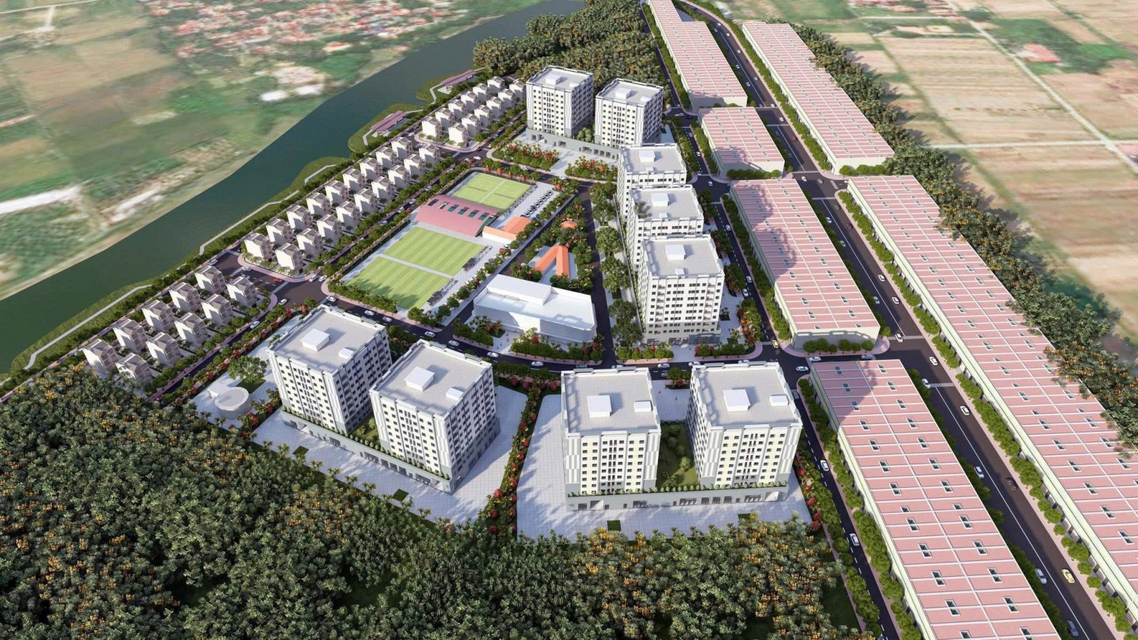 Chung cư nhà ở xã hội Kim Hoa Mê Linh Garden City