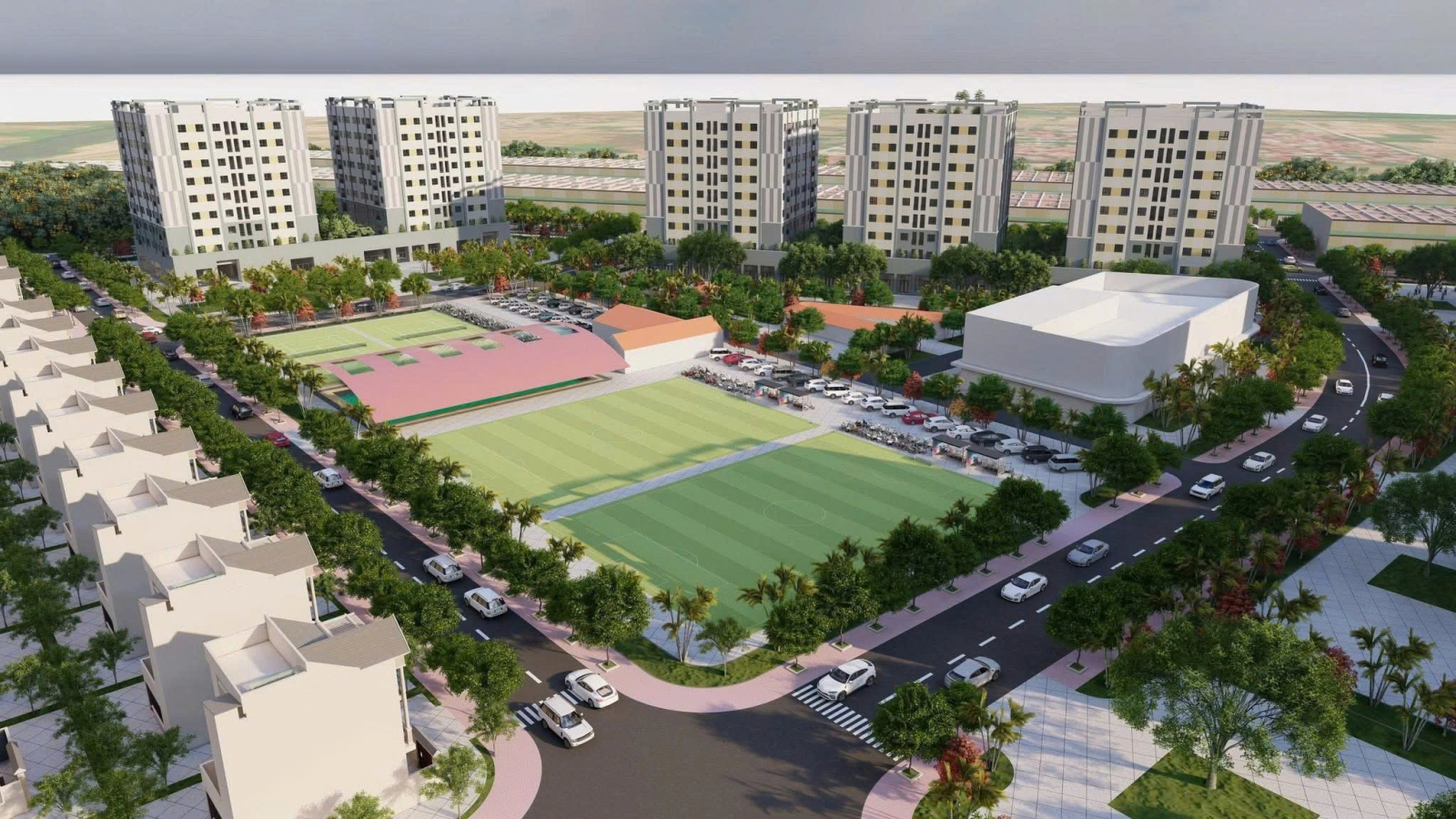 Chung cư nhà ở xã hội Kim Hoa Mê Linh Garden City