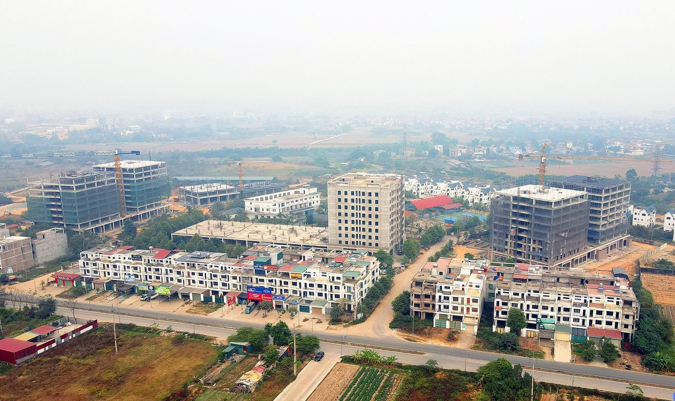 Tiến độ nhà ở xã hội Kim Hoa Mê Linh Garden City tháng 12/2024