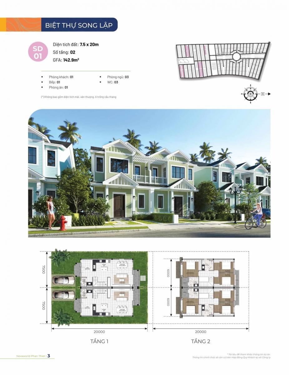 Mẫu nhà phân khu Festival Novaworld Phan Thiết