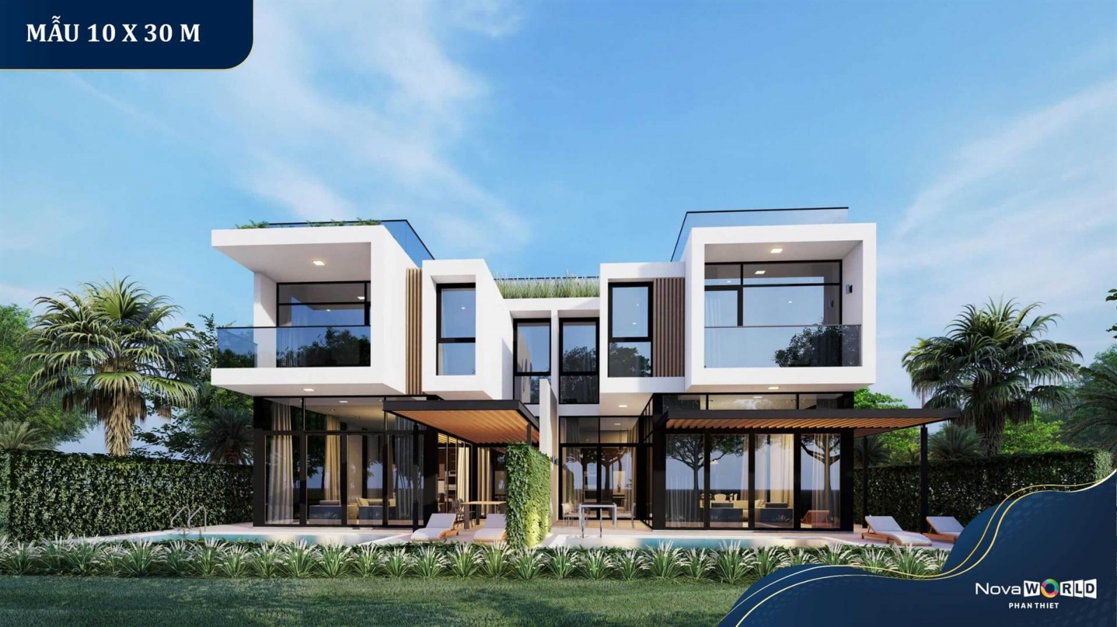 Mẫu nhà biệt thự song lập PGA Golf Villas