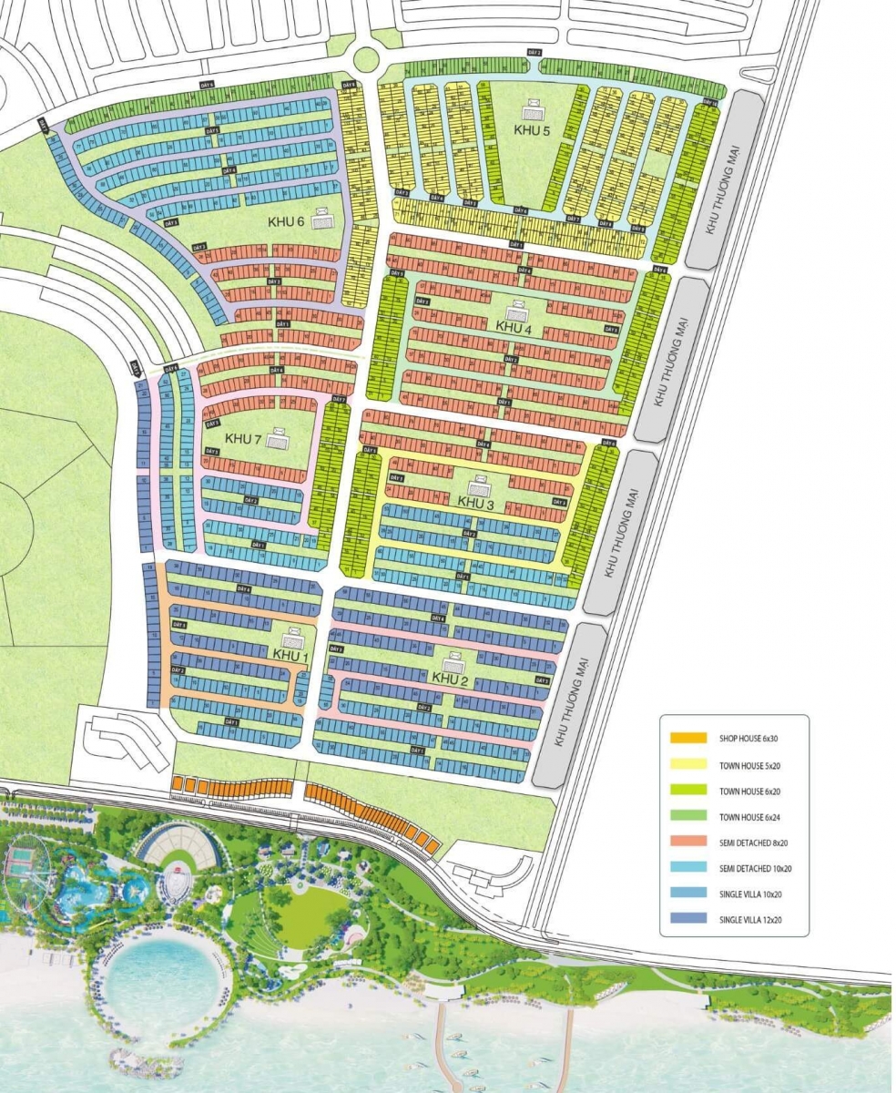 MẶT BẰNG PHÂN KHU 4A