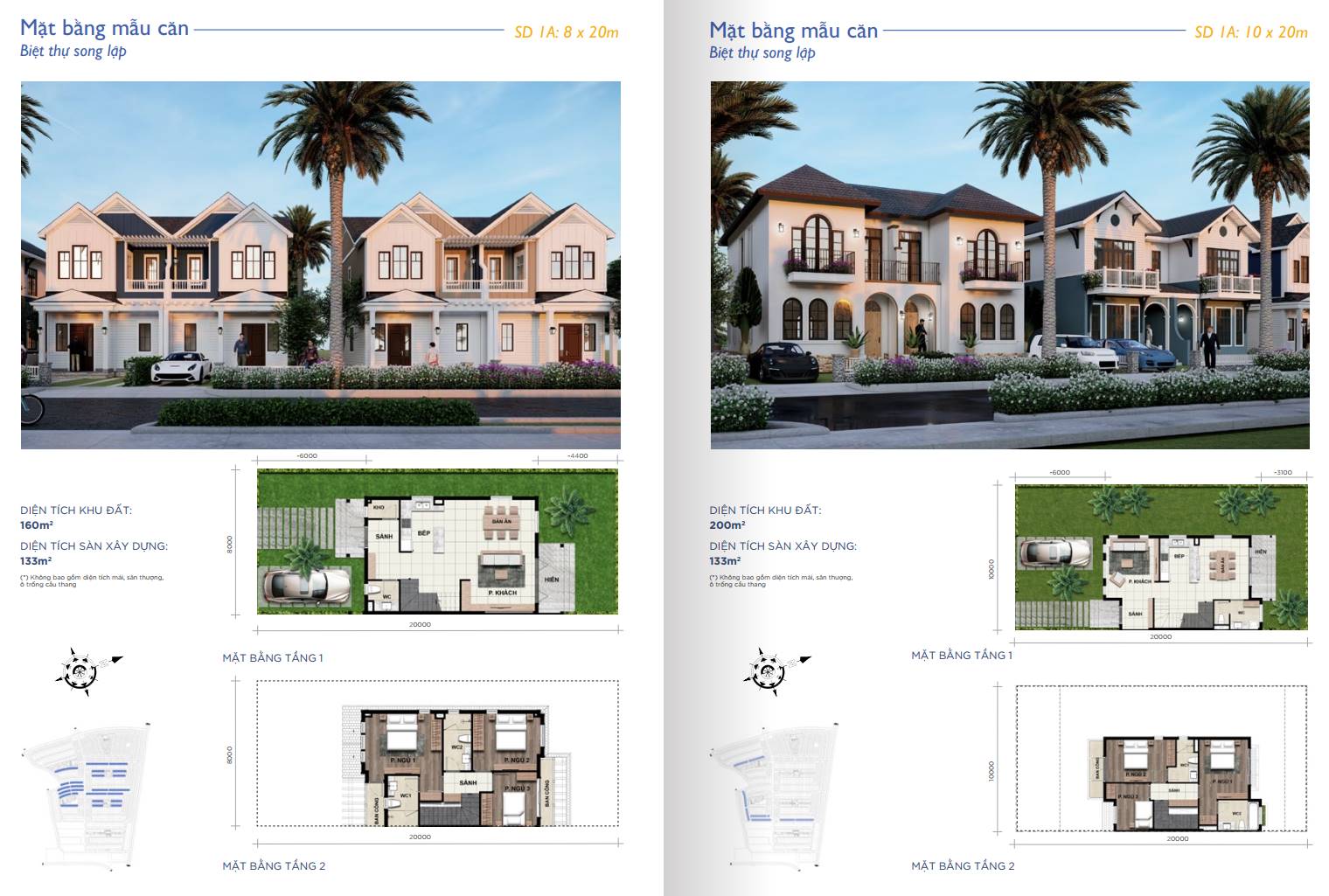 Mẫu nhà phân khu Florida Novaworld Phan Thiết khu 3-4-7