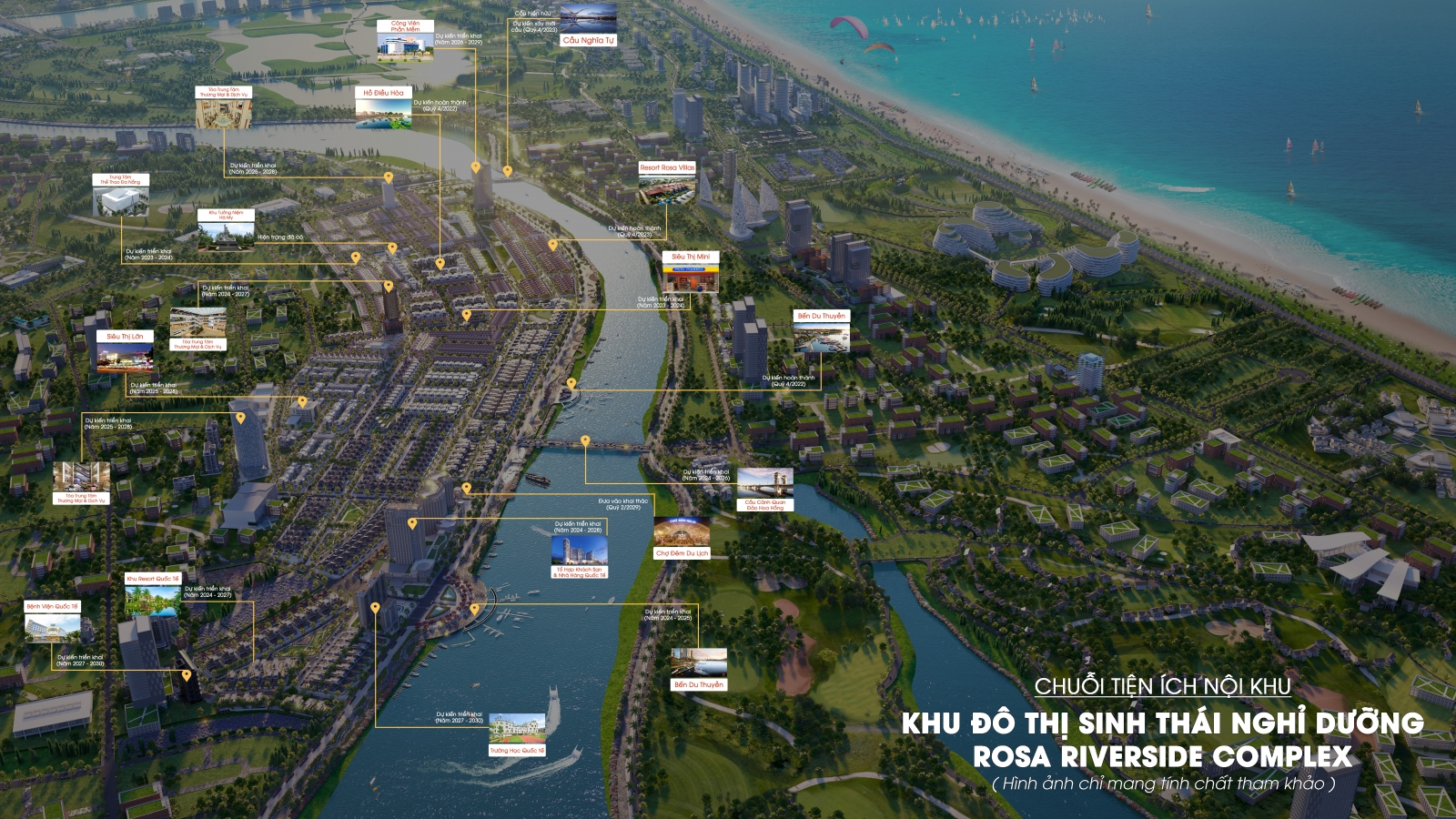 tiện ích nội khu Rosa Luxury Villas