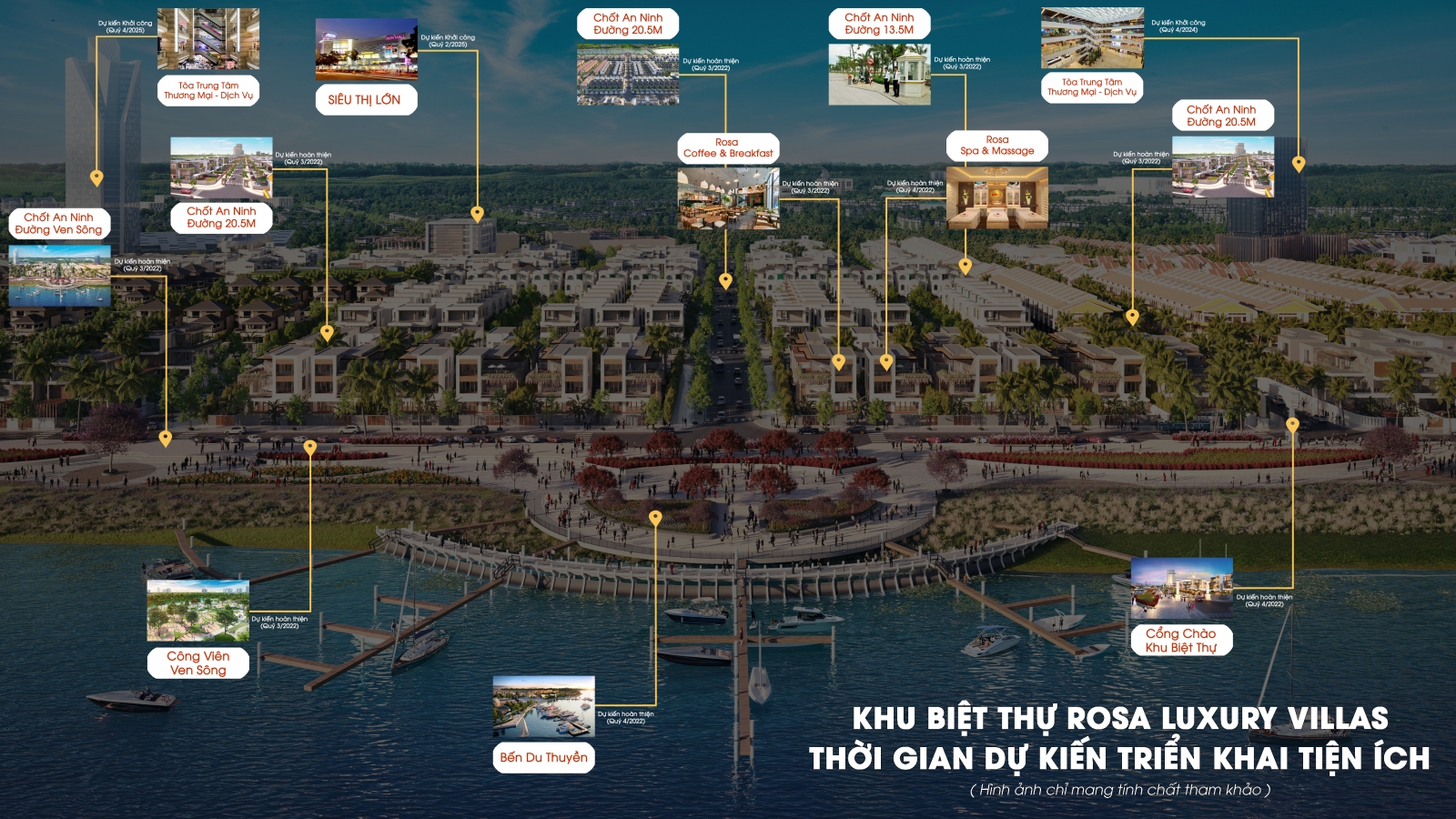 tiện ích nội khu Rosa Luxury Villas