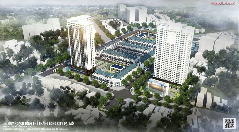 Phối cảnh Thăng Long City