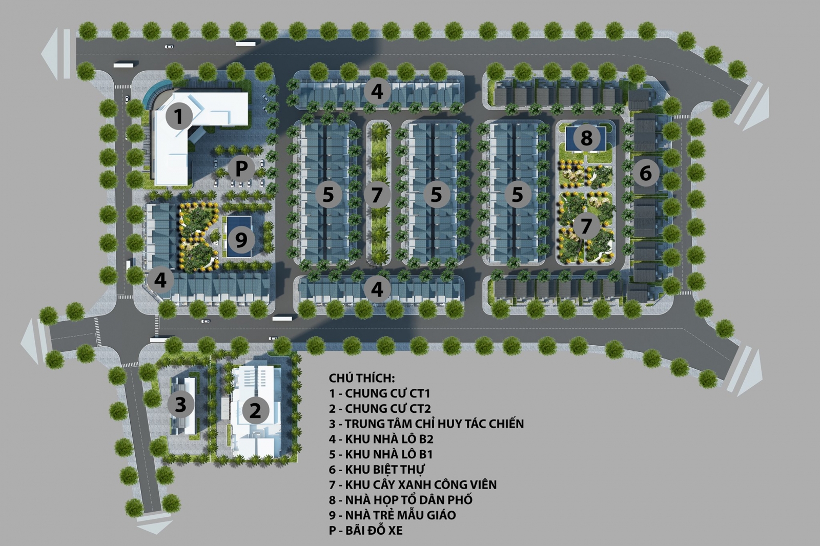 mặt bằng Thăng Long City