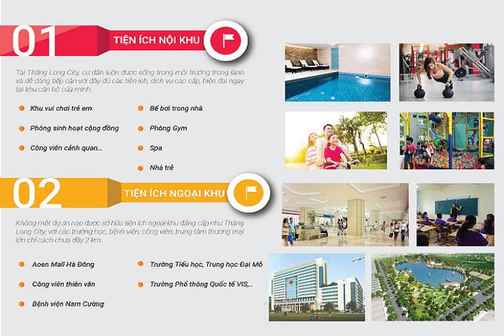 Tiện ích Thăng Long City Đại Mỗ