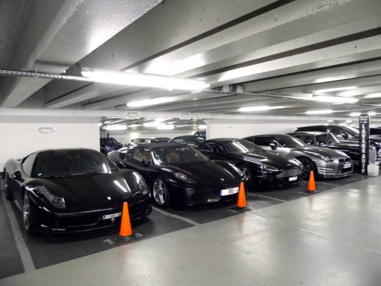 hầm xe The Grand HaNoi - Masterise D'. San Raffles