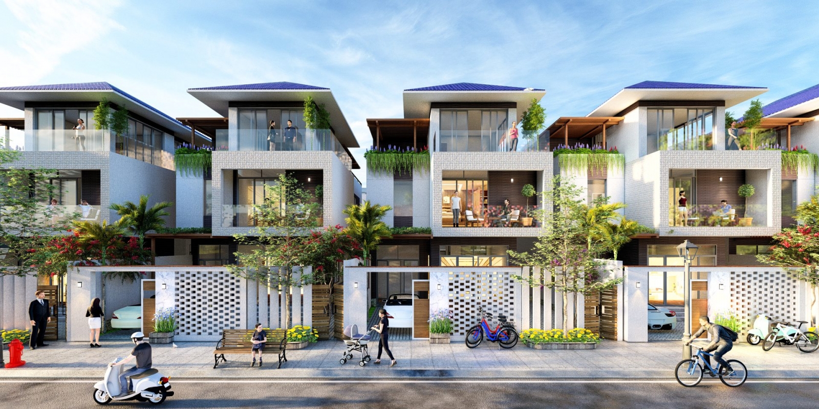  Phối cảnh biệt thự Vinaconex Hải Hòa Móng Cái