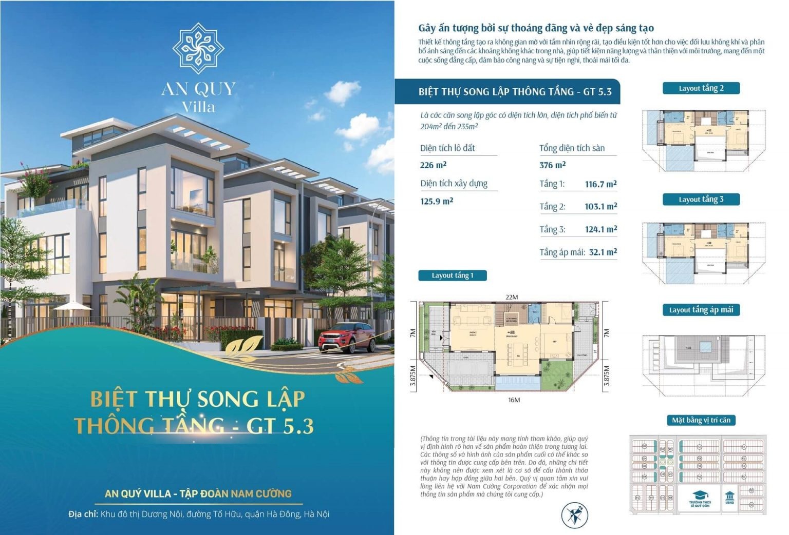 biệt thự An Vượng Villa Dương Nội