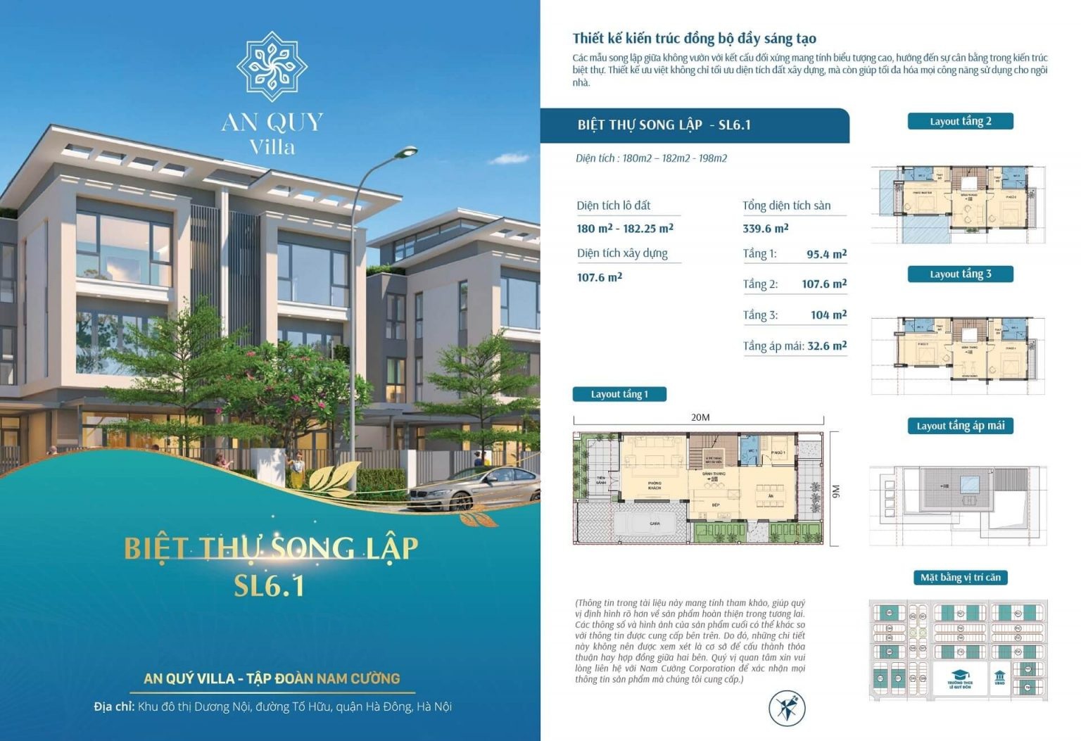 biệt thự An Vượng Villa Dương Nội