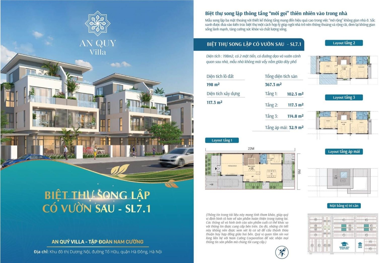 biệt thự An Vượng Villa Dương Nội