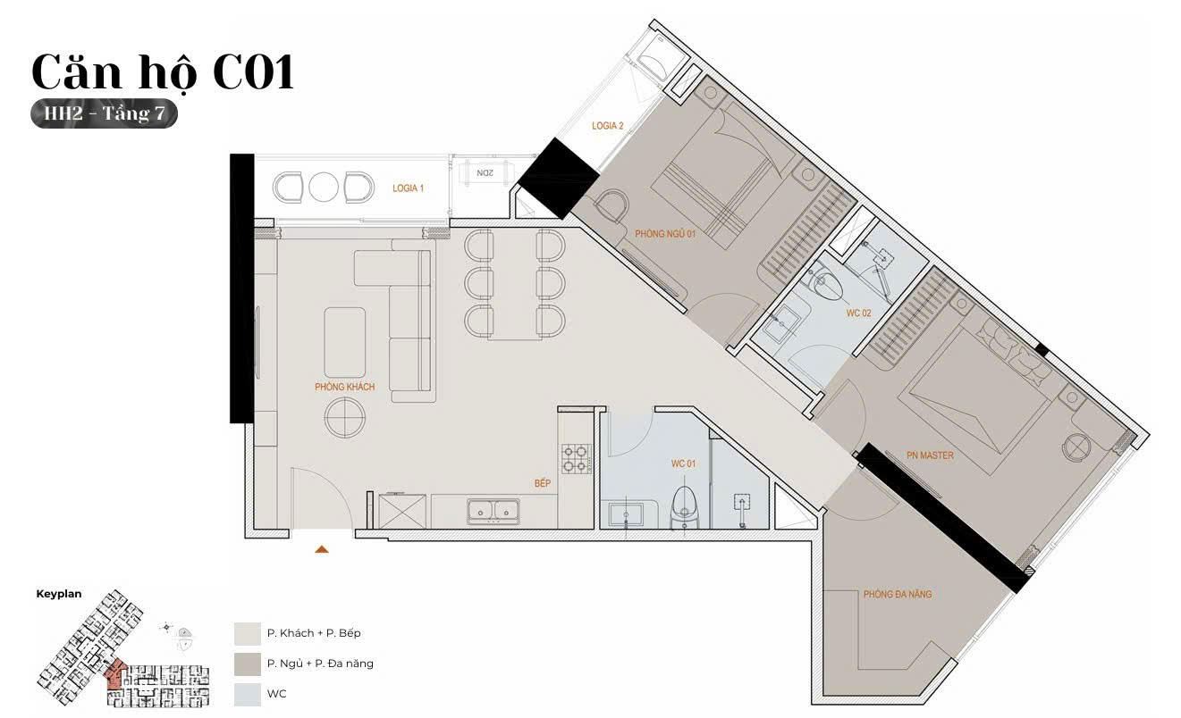 mặt bằng kepler land Mỗ Lao