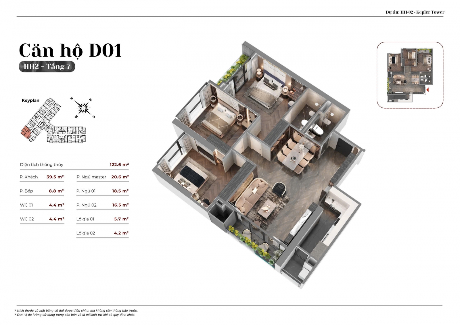 Mặt Bằng Kepler Land Mỗ Lao TSQ căn hộ