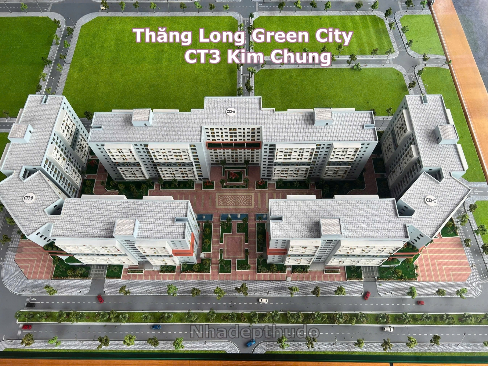Phối cảnh CT3 Kim Chung- Thăng Long green City
