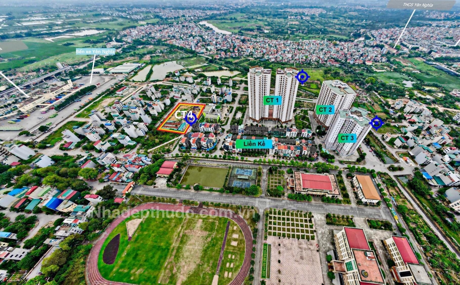 Khu nhà ở bộ tư lệnh thủ đô Hà Nội - CT1, 2, 3, 4 Yên Nghĩa