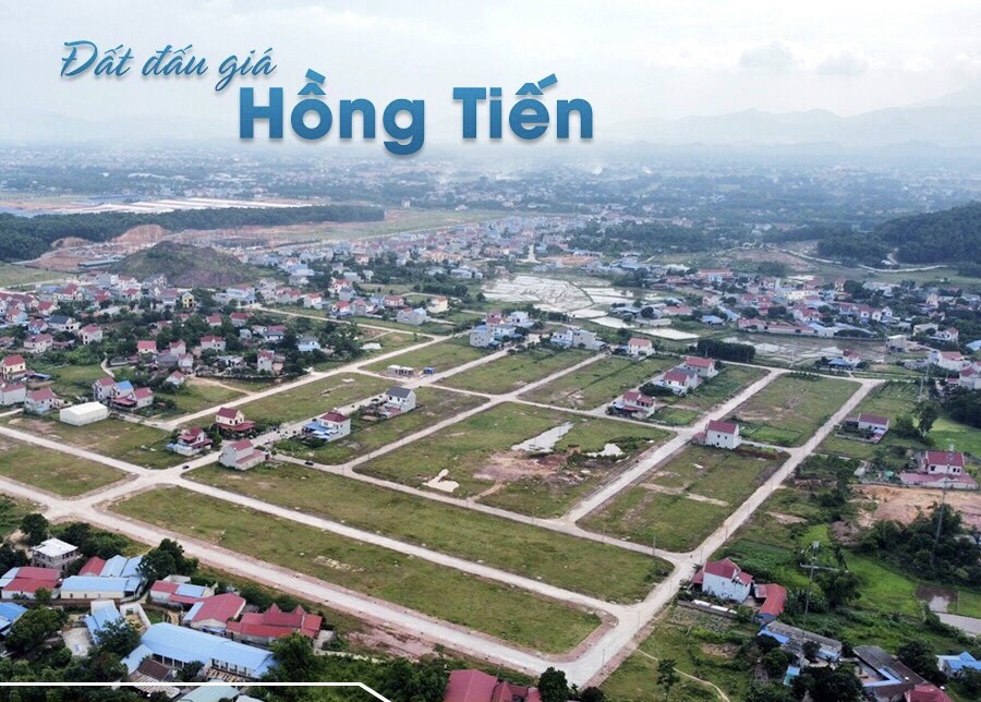 đất đấu giá Hồng Tiến Phổ yên