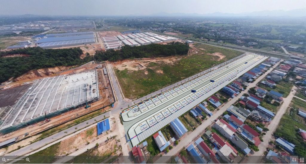 shophouse đất đấu giá hồng tiến phổ yên