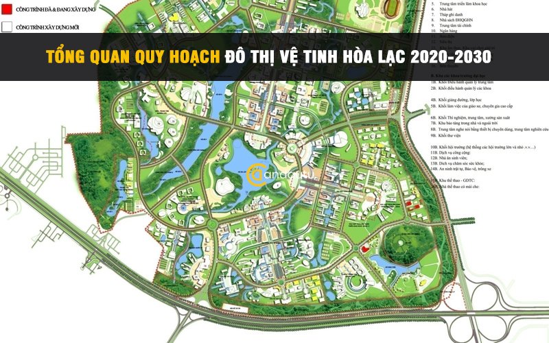 quy hoạch Khu đô thị vệ tinh Hòa Lạc