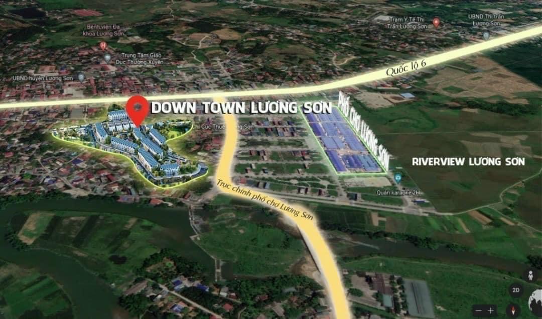 đất nền Downtown lương sơn hòa bình