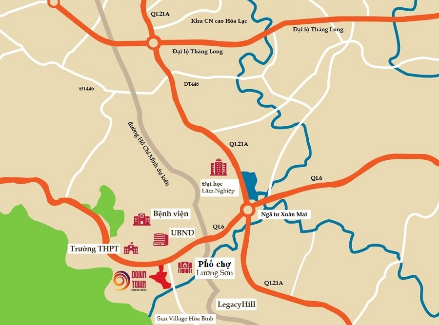 vị trí 9 downtown lương sơn