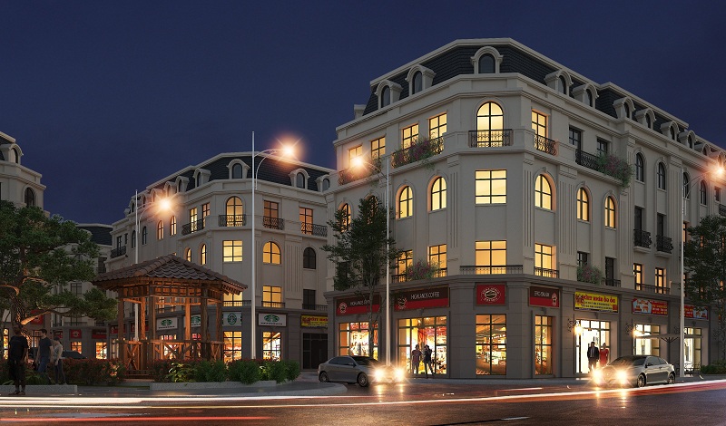 Phối cảnh buổi tối khu đất đấu giá Sơn Đồng – Song Phương – Hoài Đức