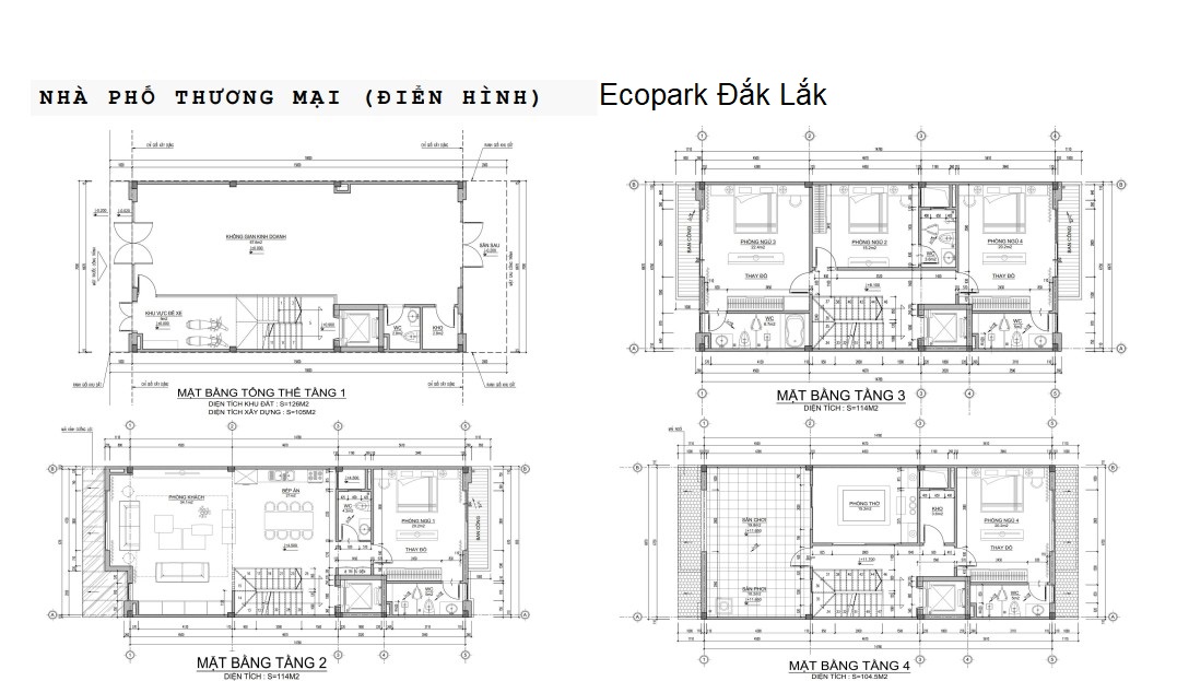 liền kề Ecopark Đắk Lắk