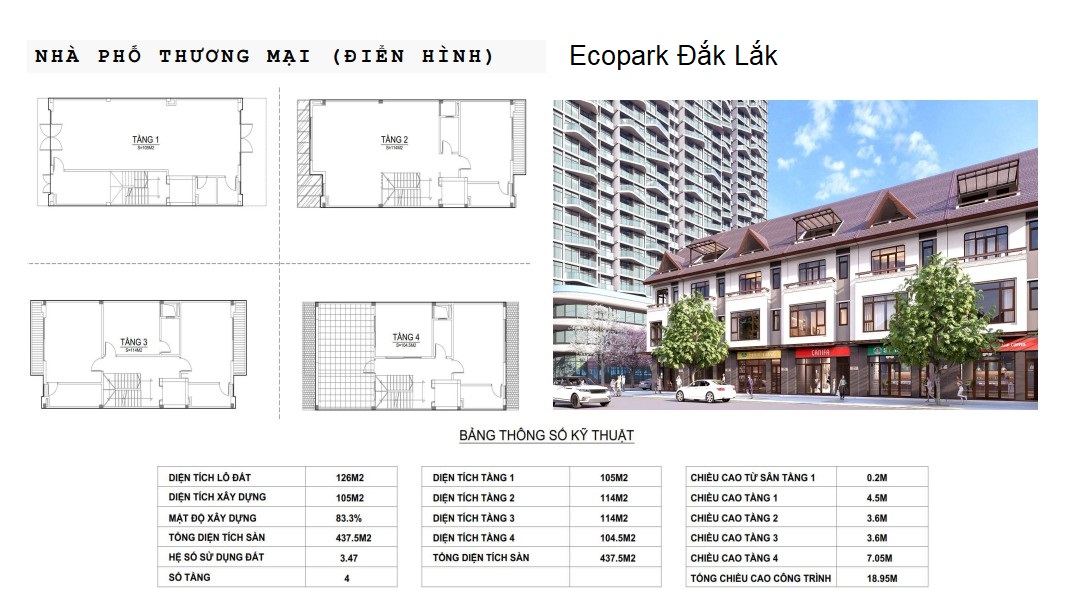 liền kề Ecopark Đắk Lắk Ecopark Buôn Ma Thuột