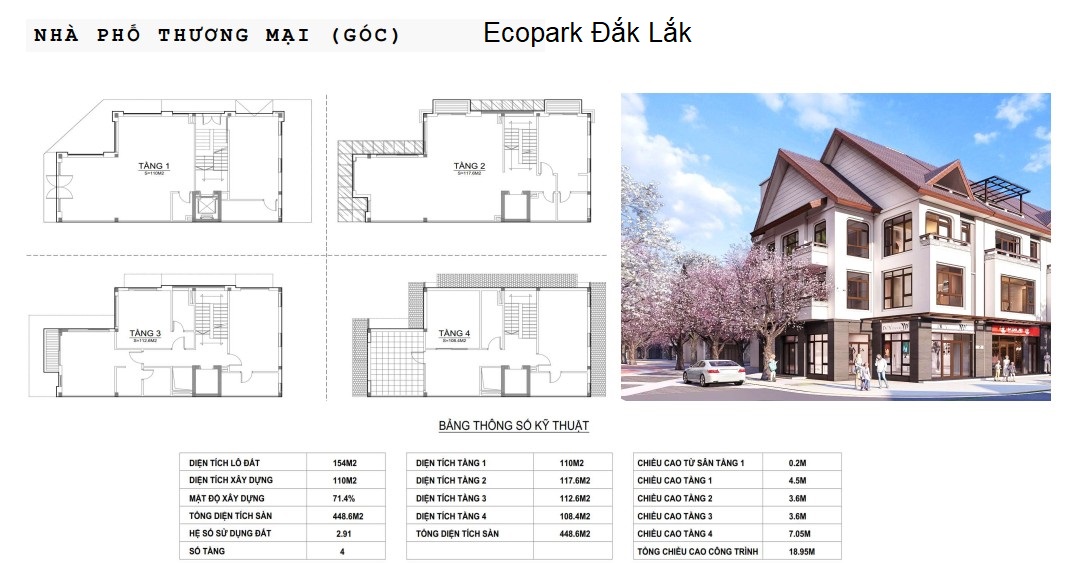 liền kề Ecopark Đắk Lắk Ecopark Buôn Ma Thuột